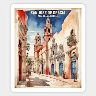 San Jose de Gracia Aguascalientes Mexico Vintage Tourism Travel Magnet